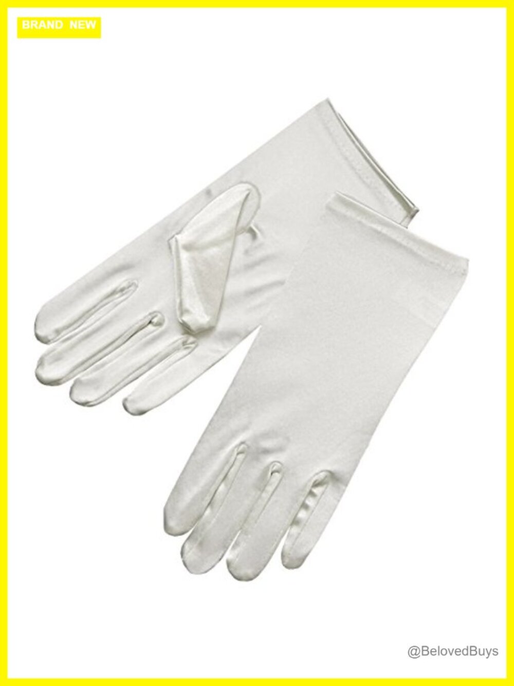 Wrist Length Stretch Satin Dress Gloves Formal Wedding Evening Party